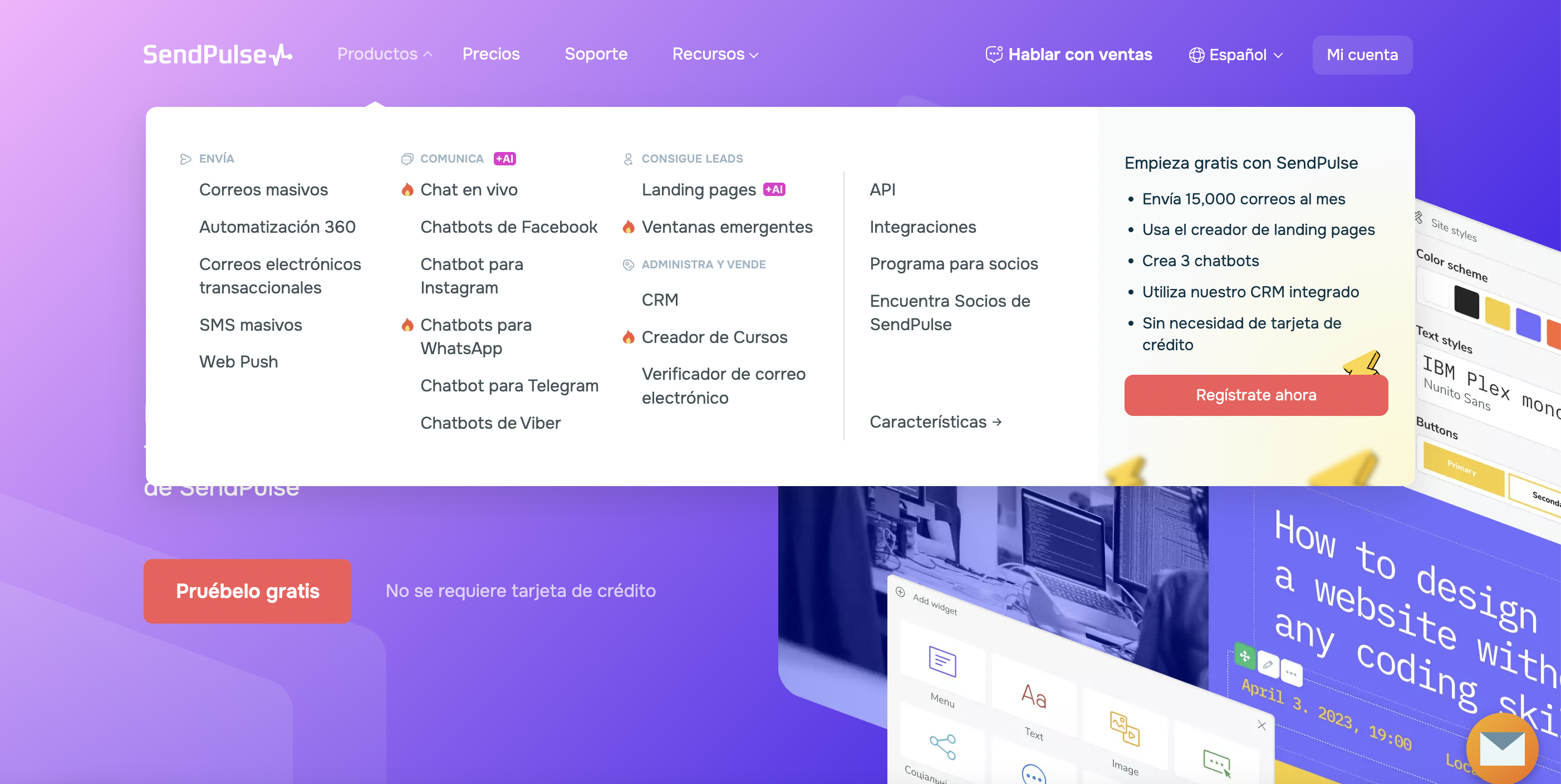 Ejemplo de Landing Page