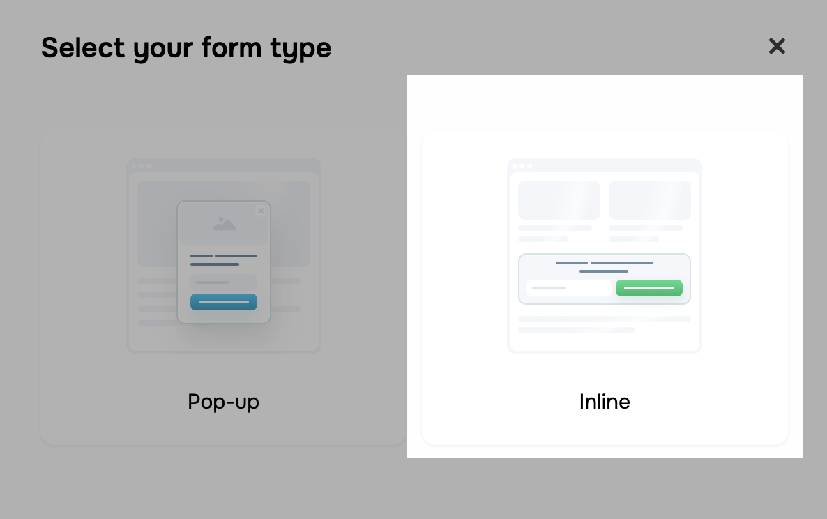 Create static pop-ups