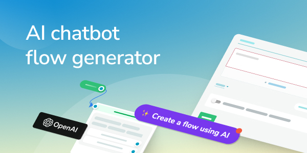 AI-generated chatbot flows
