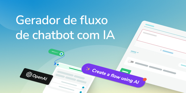 Fluxos de chatbot gerados por IA