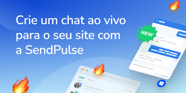 Chats ao vivo da SendPulse