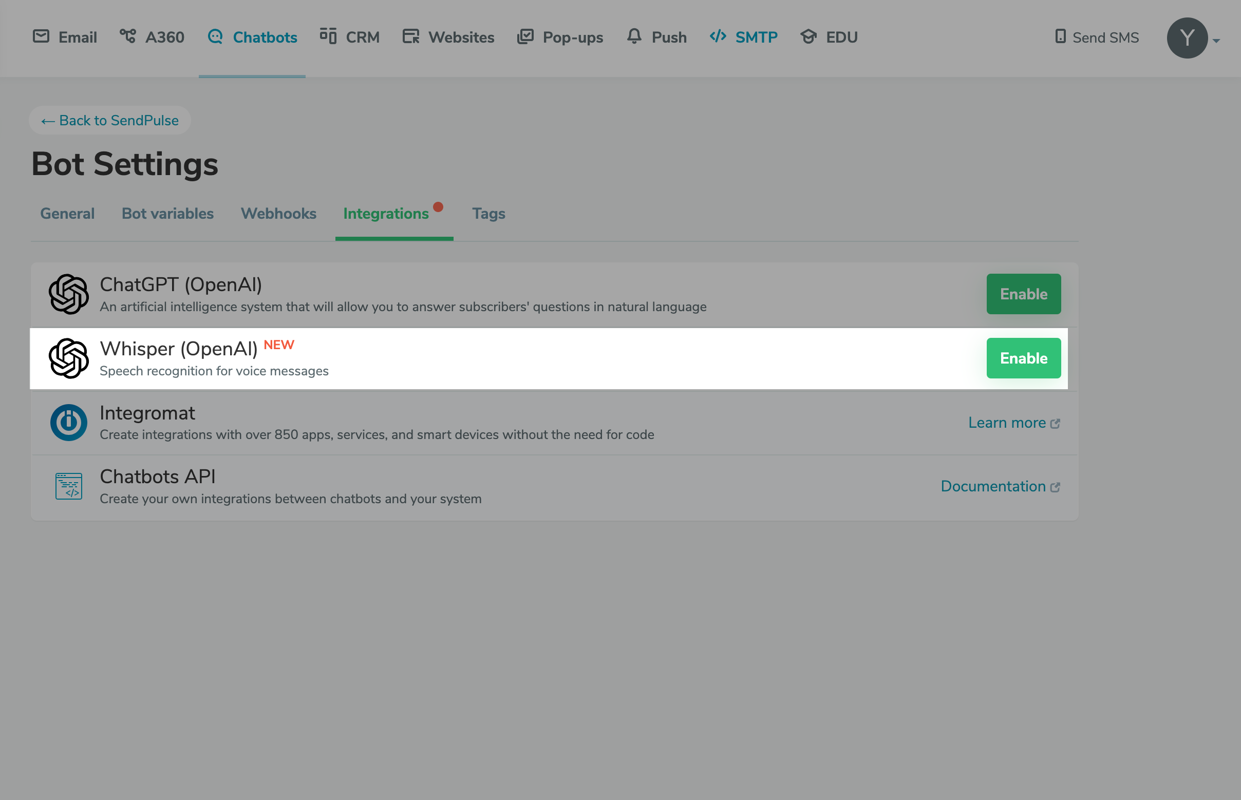 Reconhecimento de voz nos chatbots