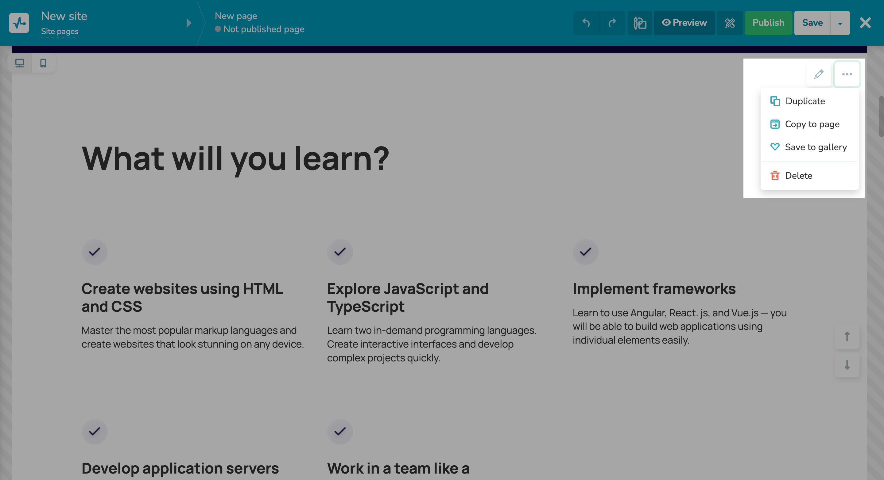 Como copiar e salvar blocos