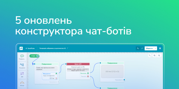 5 оновлень конструктора чат-ботів