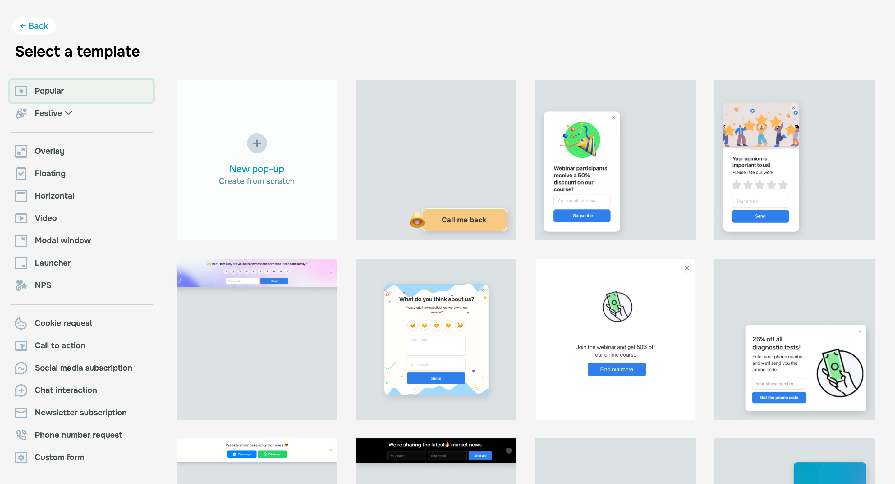 Creating pop-ups from scratch