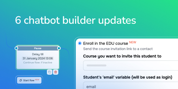 6 chatbot builder updates