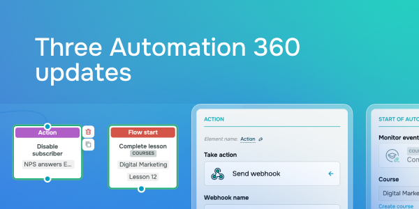 Three Automation 360 updates