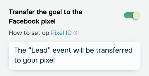 Data transfer from your “Button” widget to tracking systems