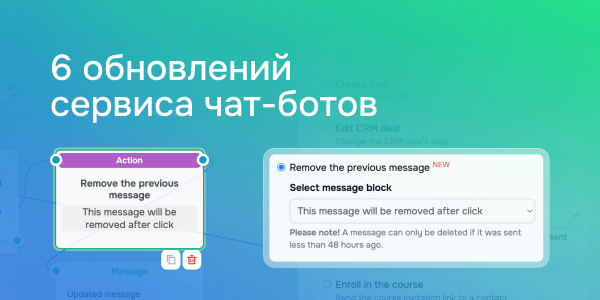 6 обновлений сервиса чат-ботов
