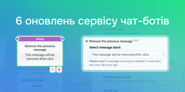 6 оновлень сервісу чат-ботів