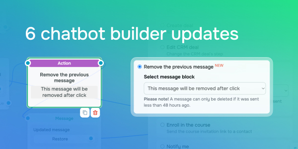 6 chatbot builder updates