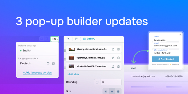 3 pop-up builder updates