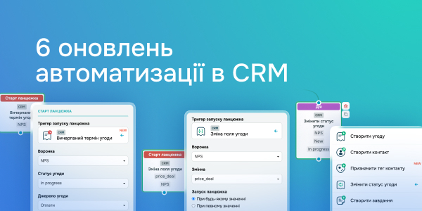 6 оновлень автоматизації в CRM