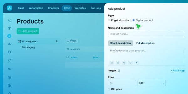 Digital products in your online store