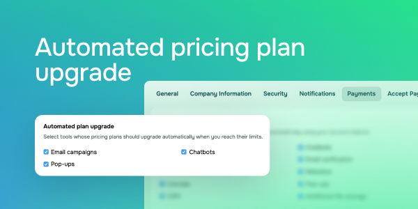 Automated pricing plan upgrade