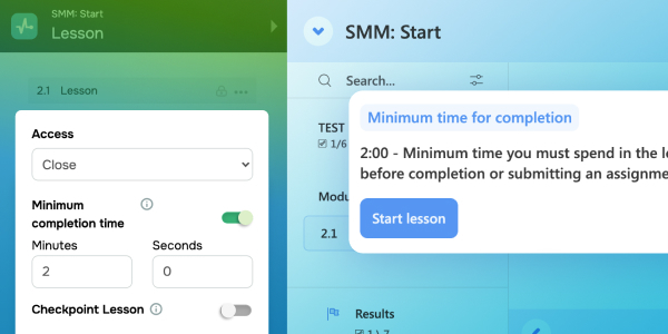 Minimum completion time