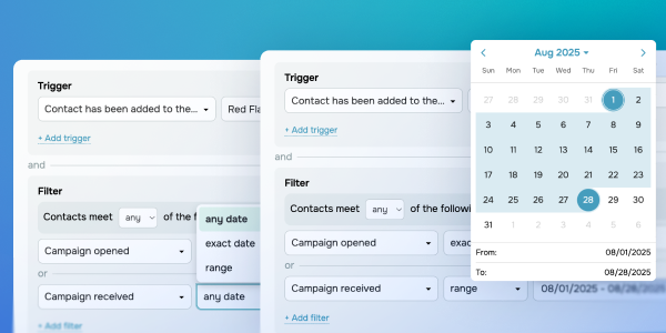 Date range in dynamic segment filters